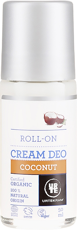 Роликовый дезодорант "Кокос" - Urtekram Coconut Cream Deodorant Roll-on — фото N1