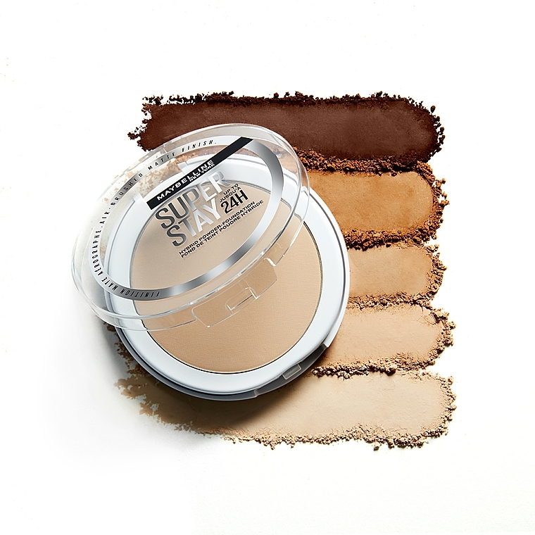 Стойкая крем-пудра с тональным эффектом для лица - Maybelline New York SuperStay 24HR Hybrid Powder Foundation — фото N11