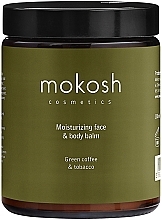 Увлажняющий лосьон для лица и тела "Зеленый кофе с табаком" - Mokosh Cosmetics Moisturizing Face And Body Lotion Green Coffee With Snuff — фото N1