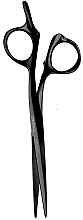 Парфумерія, косметика Ножиці перукарські прямі 90058, чорні - Tondeo Zentao Premium Line Black Offset 5.5" Conblade