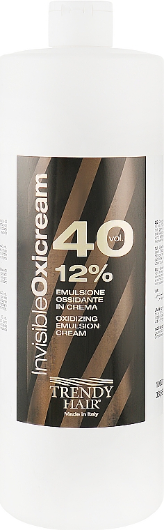 Окислювач кремовий 12 % - Trendy Hair Invisible Oxicream 12% (40V) — фото N1