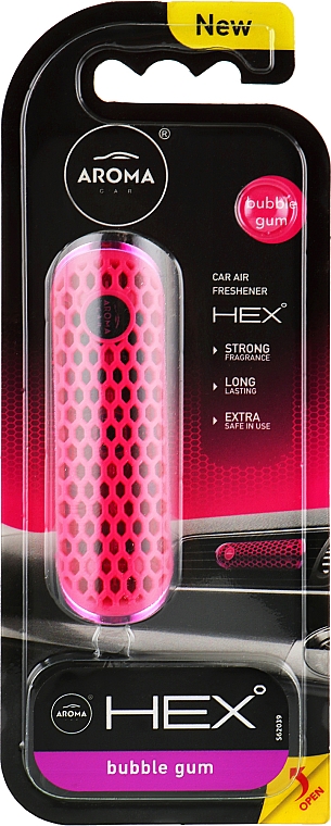 Ароматизатор "Жевательная резинка" для автомобиля - Aroma Car Hex