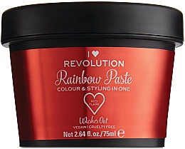 Духи, Парфюмерия, косметика Тонирующая паста для волос - I Heart Revolution Rainbow Paste