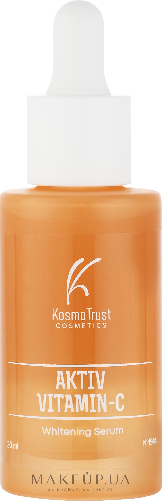 Відбілювальна сироватка з вітаміном С - KosmoTrust Cosmetics Aktiv Vitamin-C Whitening Serum — фото 30ml