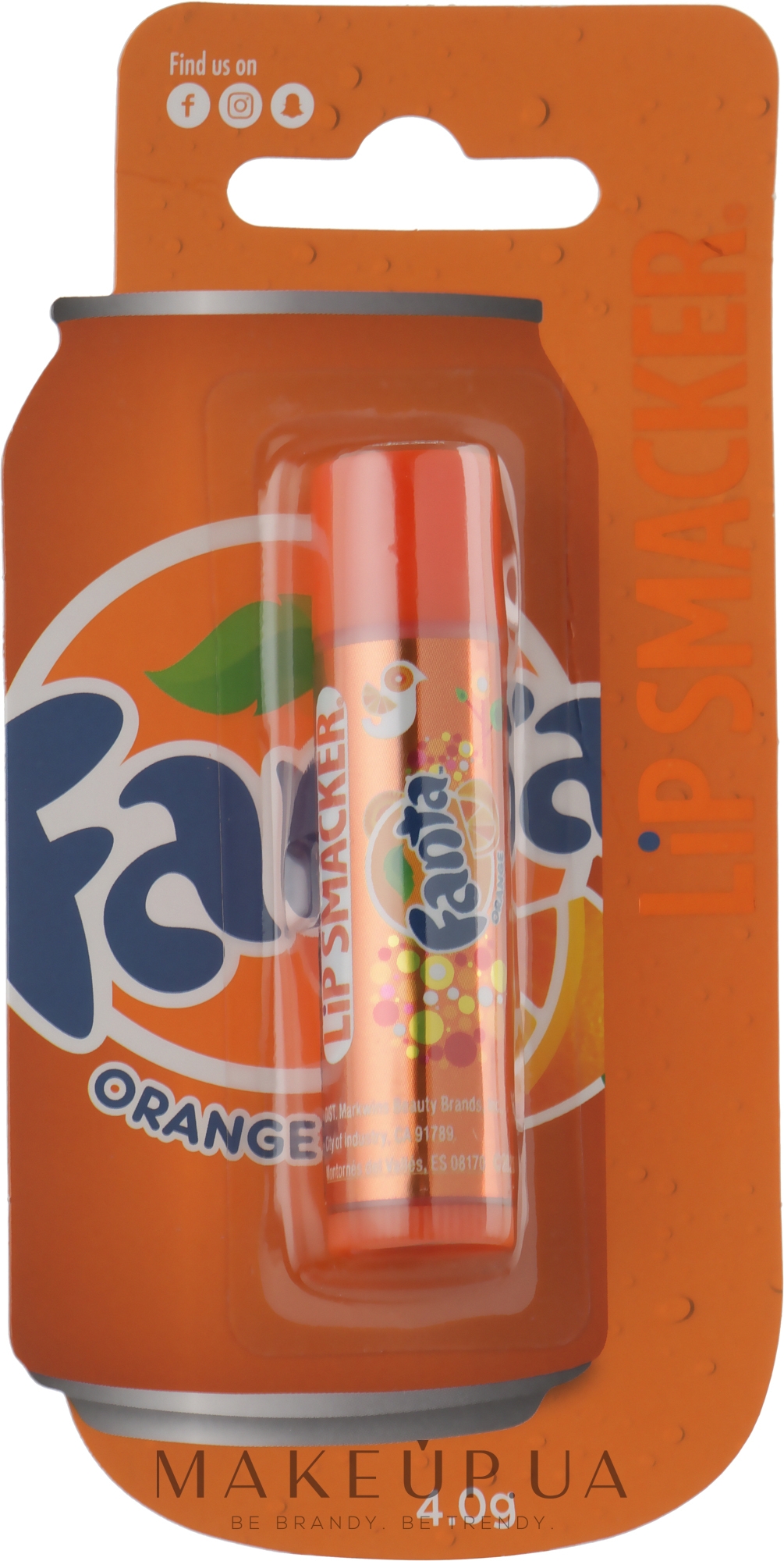 Бальзам для губ "Fanta Апельсин" - Lip Smacker — фото 4g