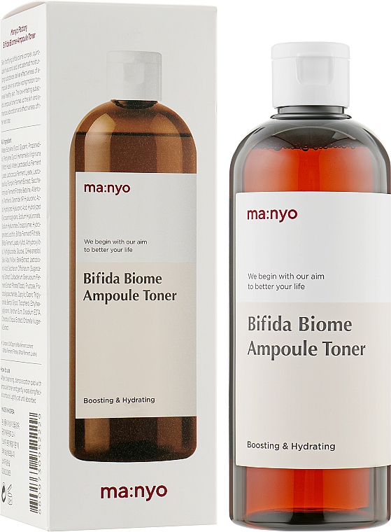 Ампульный укрепляющий тонер с бифидобактериями - Manyo Bifida Biome Ampoule Toner — фото N4