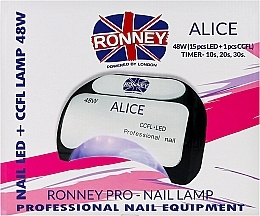 Лампа CCFL+LED, червона - Ronney Profesional Alice Nail CCFL+LED 48w (GY-LCL-015D) Lamp — фото N3