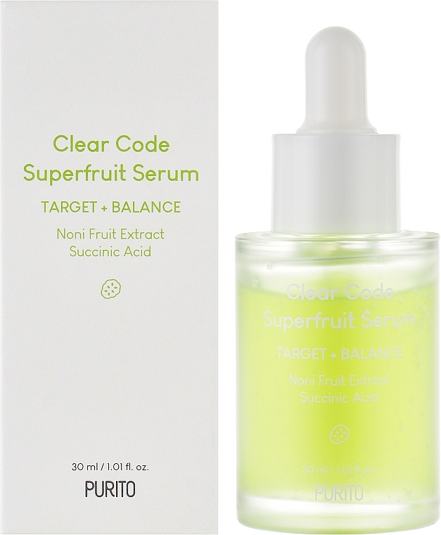 Балансирующая сыворотка для лица - Purito Clear Code Superfruit Serum — фото N2
