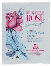 Духи, Парфюмерия, косметика Деликатный крем вокруг глаз - Bulgarian Rose Signature Spa Gentle Eye Contour Cream (пробник)