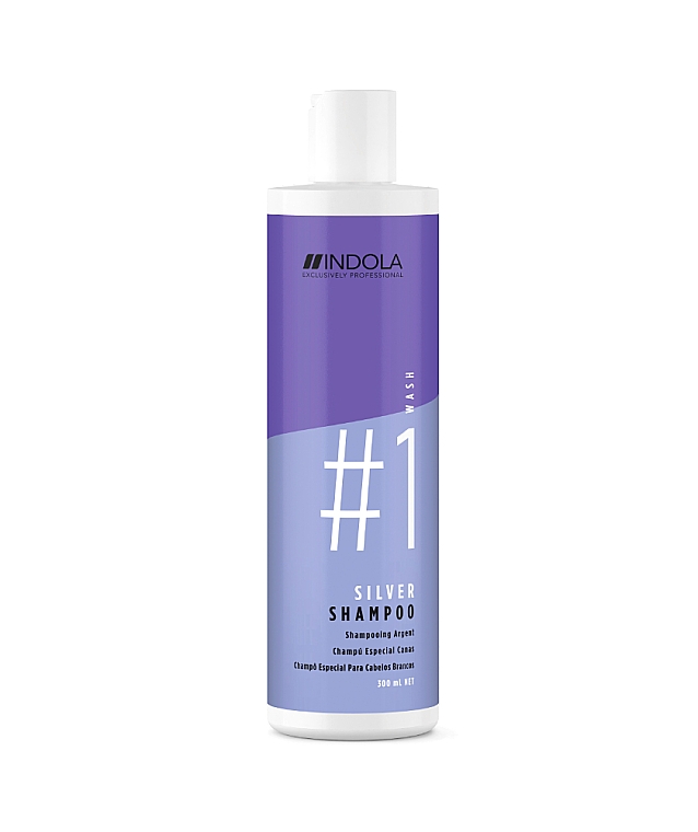 Шампунь для фарбованого волосся з сріблястим ефектом - Indola Innova Color Shampoo Silver — фото N3