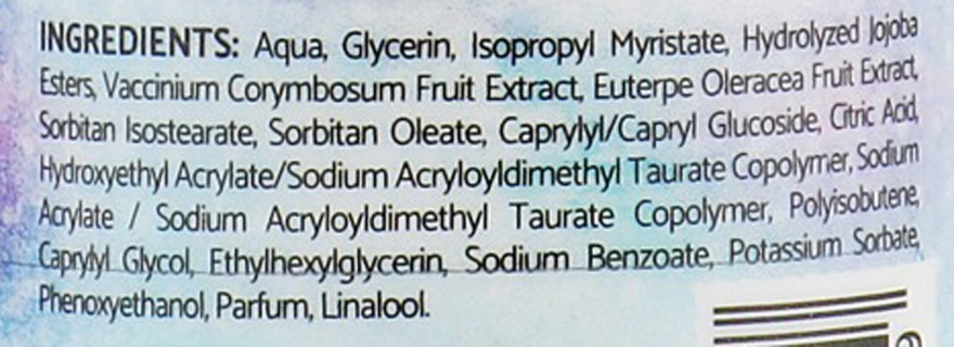 Оксамитова сироватка для тіла з лохиною і асаї - Body Natur Blueberries and Acai  Velvet Body Serum — фото N3