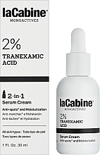 Зволожувальна крем-сироватка для обличчя проти пігментних плям - La Cabine  2% Tranexamic Acid Serum Cream — фото N2