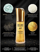 Маска для обличчя із золотом і ретинолом - Dr. Sea Gold & Retinol Facial Mask — фото N3