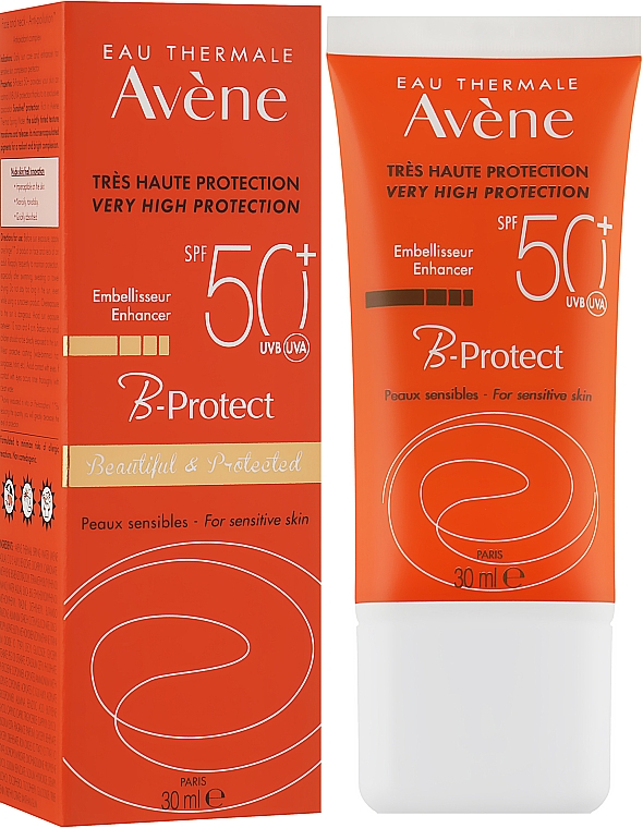 Денний сонцезахисний крем для обличчя - Avene Solaire B-Protect SPF 50+ — фото N2