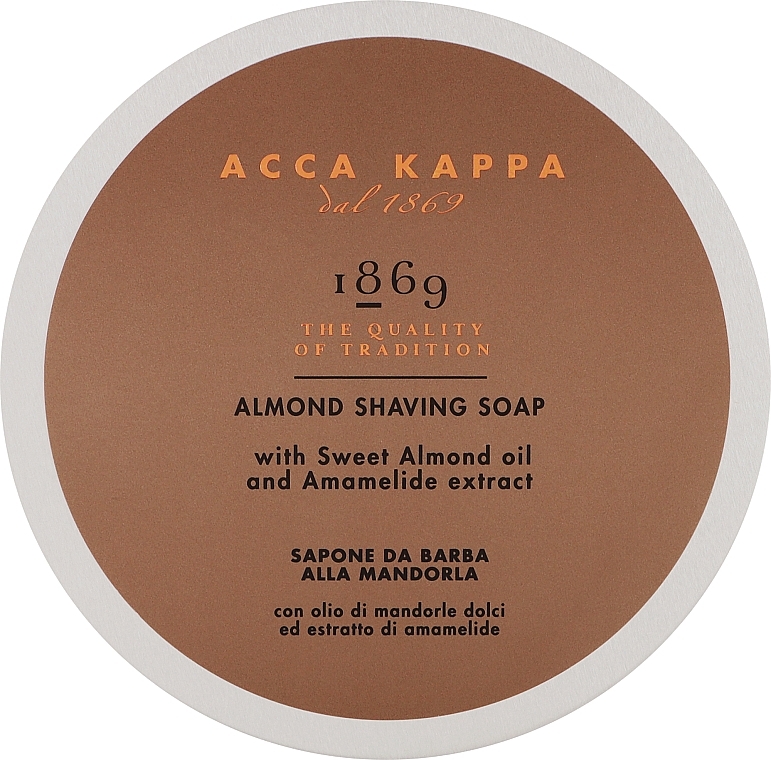 Мило для гоління - Acca Kappa 1869 Almond Shaving Soap in Pot — фото N1