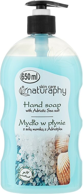 Рідке мило для рук з морською сіллю - Bluxcosmetics Naturaphy Hand Soap — фото N1