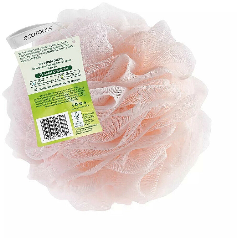 Мочалка для душу, пудрова - EcoTools Ecoprouf Delicate Loofah Sponge — фото N2