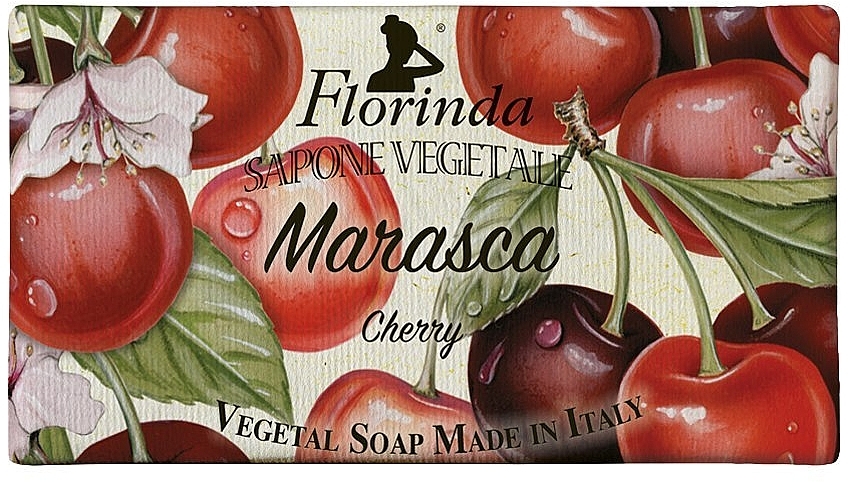 Мило натуральне "Вишня" - Florinda Cherry Natural Soap — фото N1