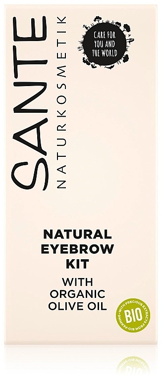 Набор для макияжа бровей - Sante Natural Natural Eyebrow Kit  — фото N1