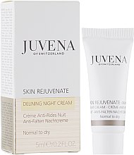 Парфумерія, косметика Розгладжувальний нічний крем для нормальної і сухої шкіри - Juvena Rejuvenate Delining Night Cream (пробник)