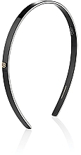 Обруч для волос - Balmain Paris Hair Couture Small Headband Black/White — фото N1