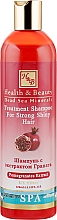 Духи, Парфюмерия, косметика Укрепляющий шампунь для здоровья и блеска волос с экстрактом граната - Health And Beauty Pomegranates Extract Shampoo for Strong Shiny Hair