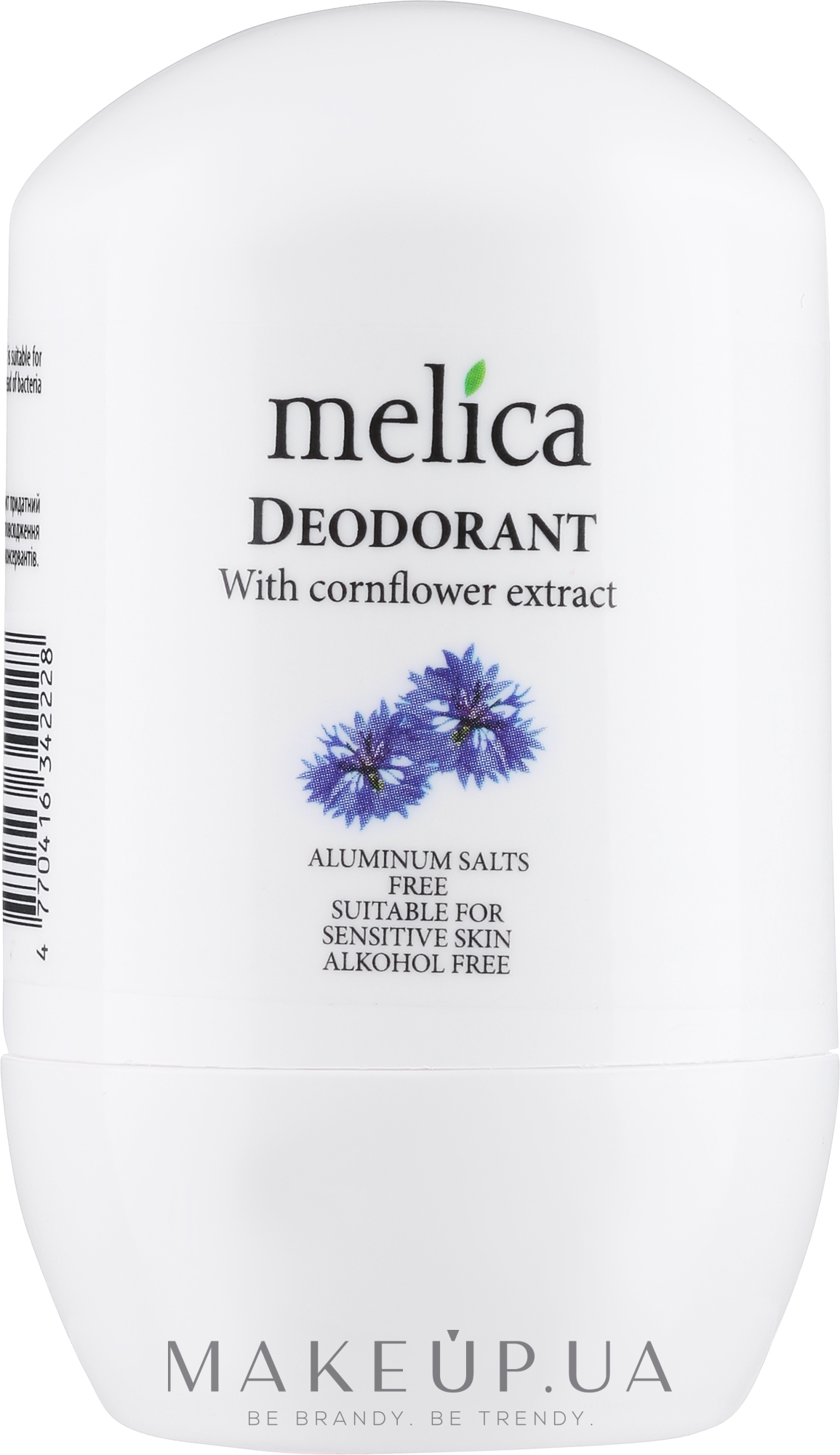 Дезодорант с экстрактом василька - Melica With Cornflower Extract Deodorant — фото 50ml