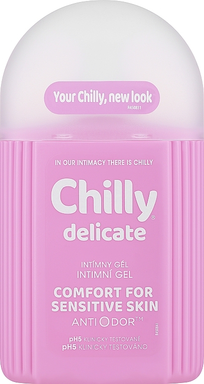 Гель для інтимної гігієни "Делікатний" - Chilly Intima Delicate Intimate Gel — фото N1