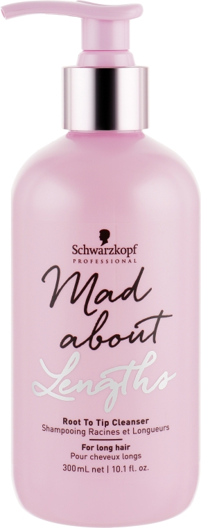 Безсульфатний шампунь для довгого волосся - Schwarzkopf Professional Mad About Lengths Root To Tip Cleanser