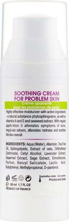 Заспокійливий крем для проблемної шкіри - Biotonale Soothing Cream For Problem Skin — фото N3