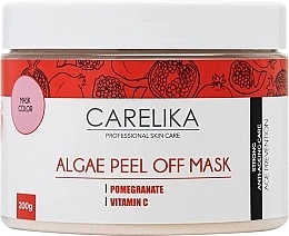 Альгінатна маска на основі водоростей із гранатом - Carelika Algae Peel Off Mask Pomegranate & Vitamin C — фото N1