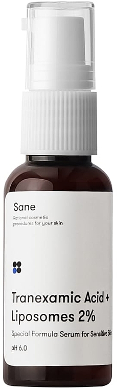Сыворотка для чувствительной кожи с транексамовой кислотой в липосомах - Sane