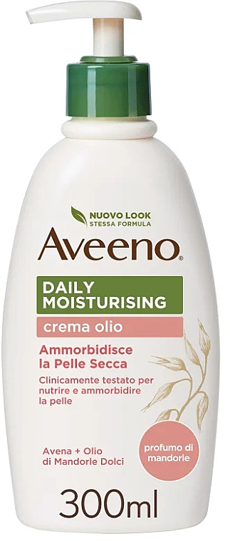Щоденний зволожувальний крем-олія для тіла - Aveeno Daily Moisturizing Oil Cream — фото N1