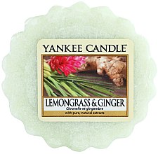 Ароматичний віск  - Yankee Candle Lemongrass & Ginger Tarts Wax Melts — фото N1