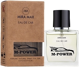 Ароматизатор для авто - Mira Max Eau De Car M-Power Perfume Natural Spray For Car Vaporisateur — фото N2