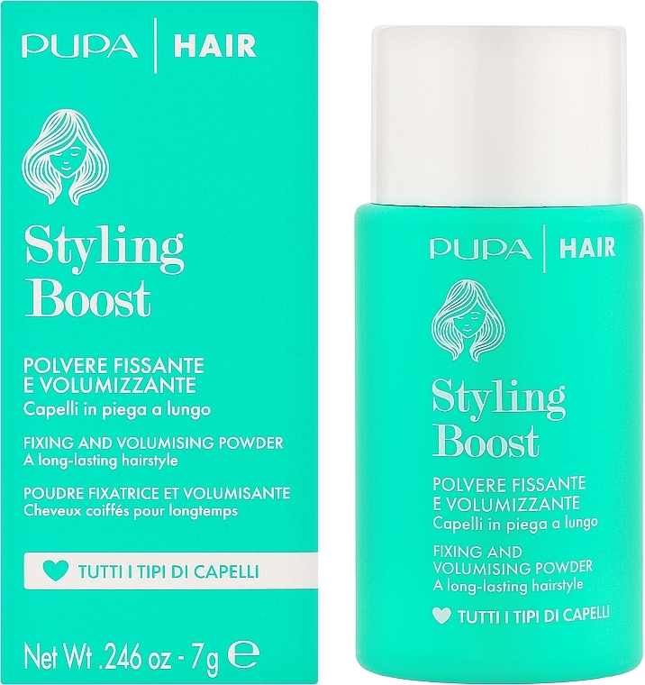 Пудра для фіксації та об'єму волосся - Pupa Styling Boost Fixing and Volumising Powder — фото N2