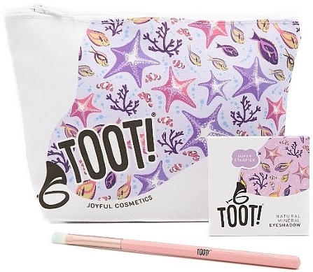 Набор - Toot! Super Starfish Eyeshadow Bag Set (eyesh/2,3g + brush/1pcs + bag/1pcs) — фото N1