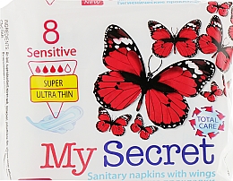 Прокладки гигиенические "Sensitive Super Ultra Thin" - My Secret — фото N1