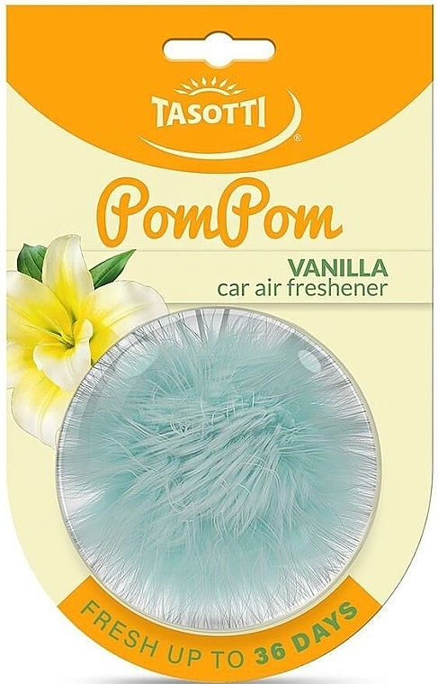 Автомобильный ароматизатор "Ваниль" - Tasotti Pom Pom Vanilla — фото N1