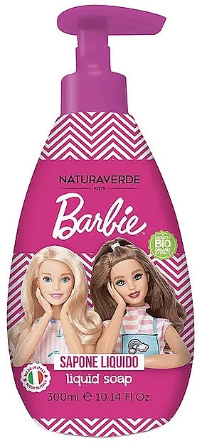 Рідке мило для дітей "Барбі" - Naturaverde Kids Barbie Liquid Soap — фото N1