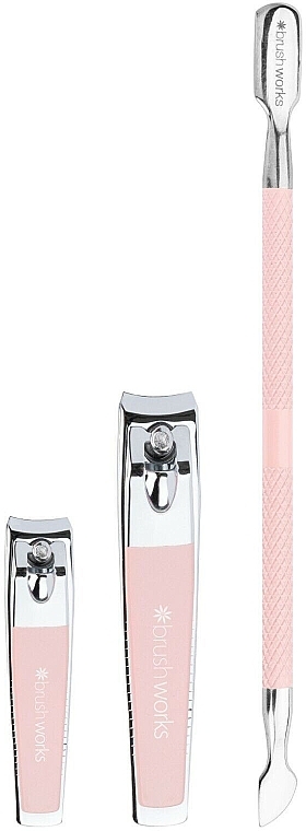 Набор - Brushworks HD Manicure Set (pusher/1psc + n/clipper/2psc) — фото N2