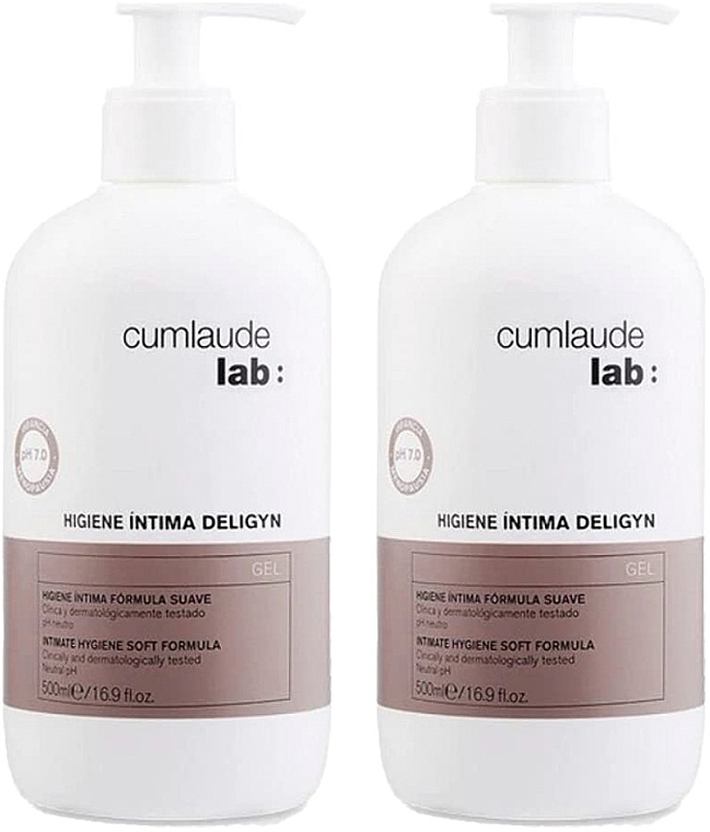 Набор - Cumlaude Lab Higiene Intima Deligyn (int/gel/2x500ml) — фото N2