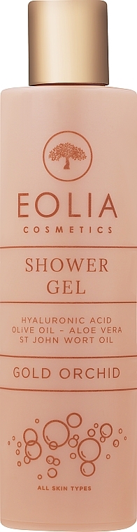 Гель для душа "Золотая орхидея" - Eolia Shower Gel Gold Orchid — фото N1