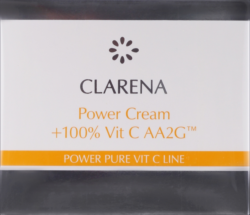 Крем со 100% активным витамином С и экстрактом из шелка - Clarena Power Cream 100% Vit C Aa2g — фото N2