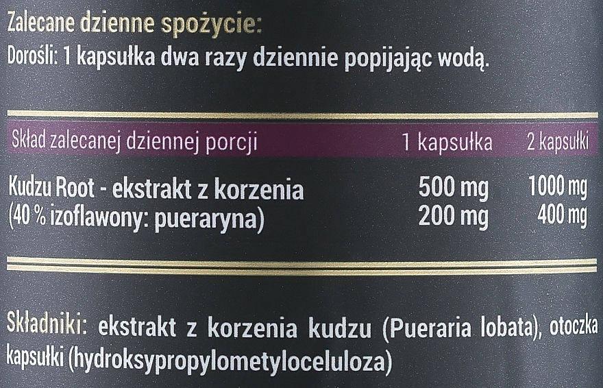 Пищевая добавка "Корень кудзу" - Doctor Life Kudzu Root 500 mg — фото N2