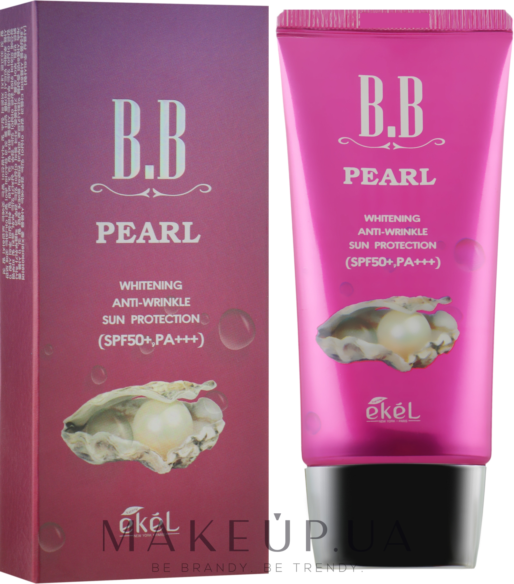 Крем для обличчя з екстрактом перлини - Ekel Pearl BB Cream — фото 50ml