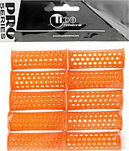 Парфумерія, косметика Бігуді пластикові, d23 мм, помаранчеві - Tico Professional