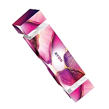 Подарочная упаковка, розово-фиолетовая, 6.2x6.2x16.2 см - Avon — фото N1
