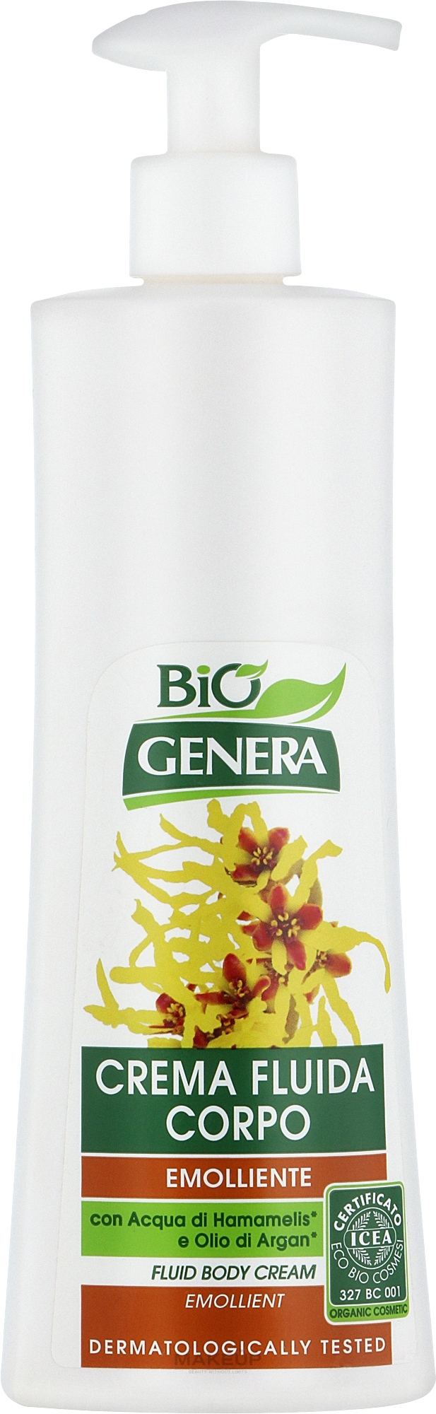 Зволожувальний крем для тіла "Гамамеліс та арганова олія" - Genera Bio Body Cream — фото 300ml