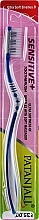 Парфумерія, косметика Зубна щітка для чутливих зубів, сіра з синім - Patanjali Sensitive+ Toothbrush